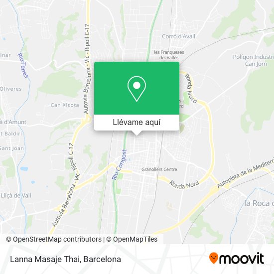Mapa Lanna Masaje Thai