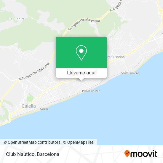 Mapa Club Nautico