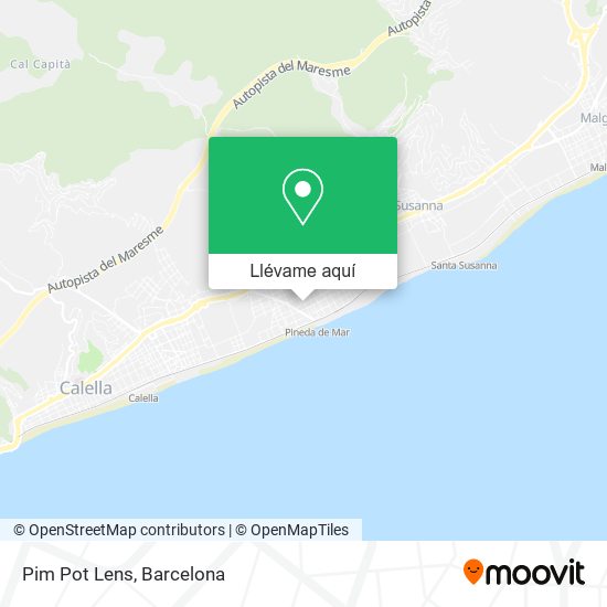 Mapa Pim Pot Lens