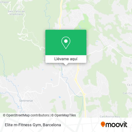 Mapa Elite m-Fitness Gym