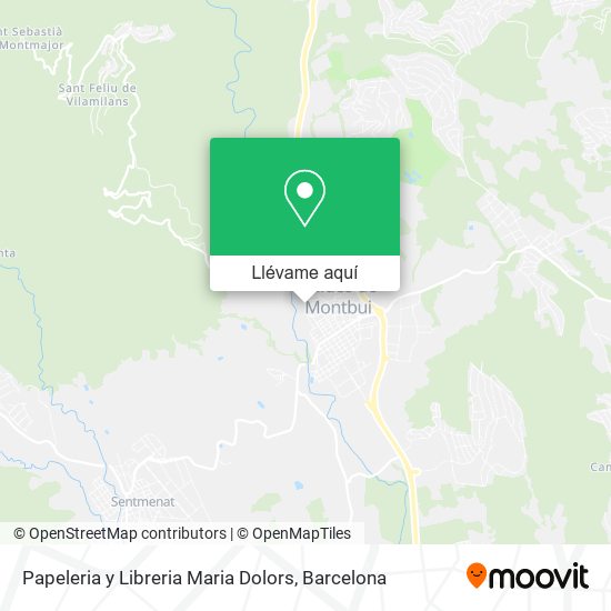 Mapa Papeleria y Libreria Maria Dolors