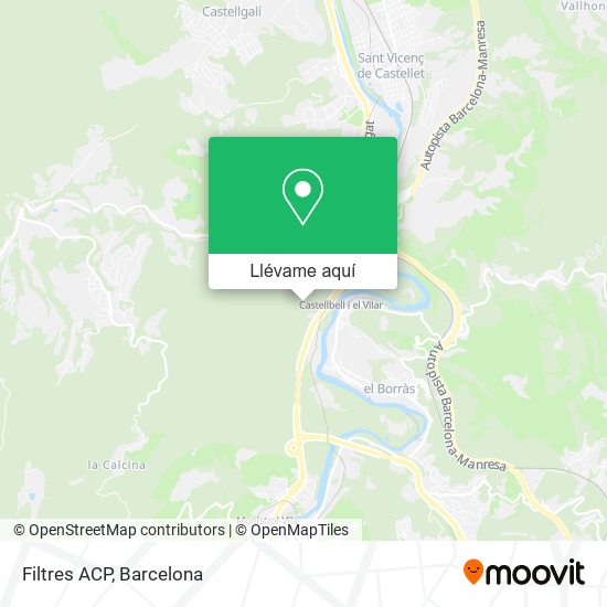 Mapa Filtres ACP