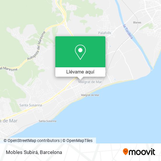 Mapa Mobles Subirá