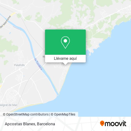 Mapa Apcostas Blanes