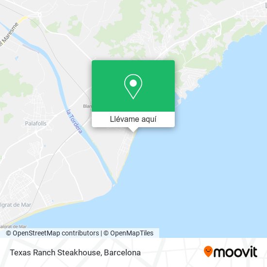 Mapa Texas Ranch Steakhouse