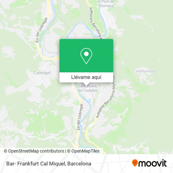 Mapa Bar- Frankfurt Cal Miquel