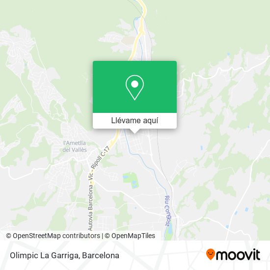 Mapa Olimpic La Garriga