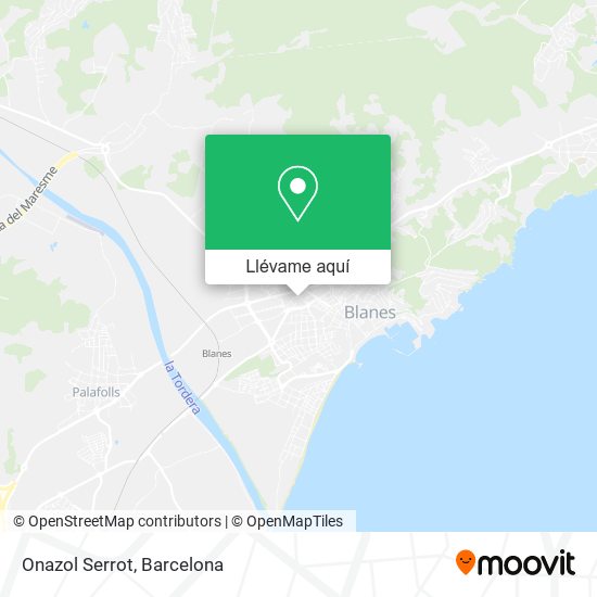 Mapa Onazol Serrot