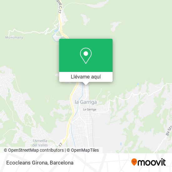 Mapa Ecocleans Girona