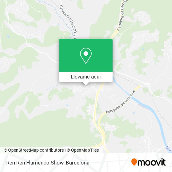 Mapa Ren Ren Flamenco Show