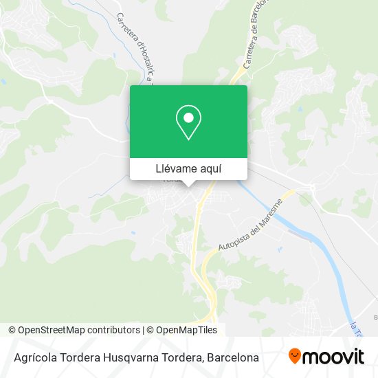 Mapa Agrícola Tordera Husqvarna Tordera
