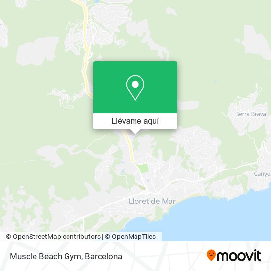 Mapa Muscle Beach Gym