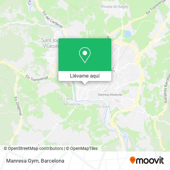 Mapa Manresa Gym