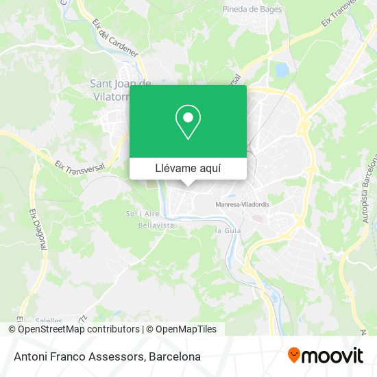 Mapa Antoni Franco Assessors