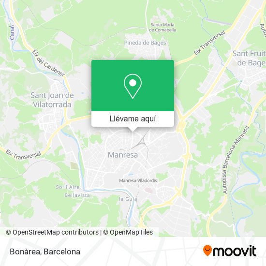 Mapa Bonàrea
