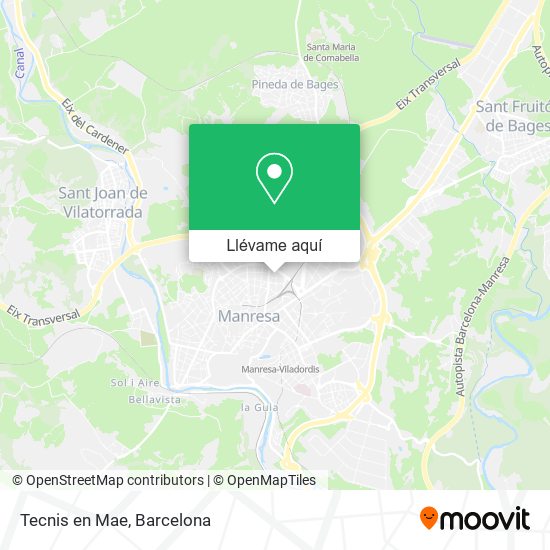 Mapa Tecnis en Mae