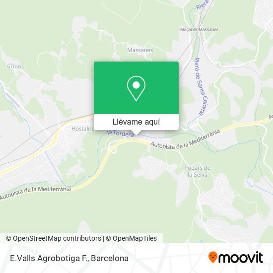 Mapa E.Valls Agrobotiga F.