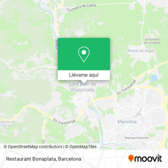 Mapa Restaurant Bonaplata