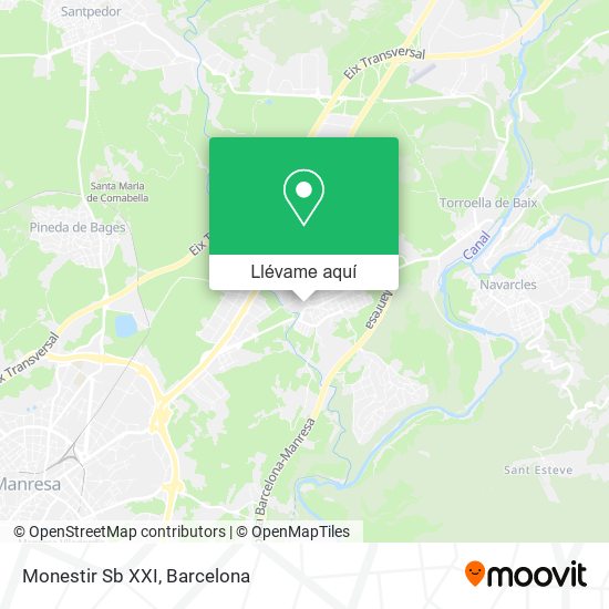 Mapa Monestir Sb XXI