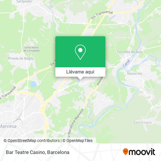 Mapa Bar Teatre Casino