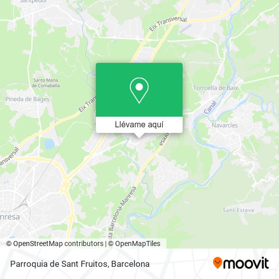 Mapa Parroquia de Sant Fruitos
