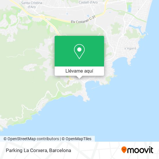 Mapa Parking La Corxera