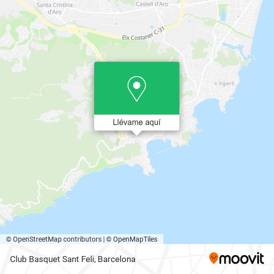 Mapa Club Basquet Sant Feli