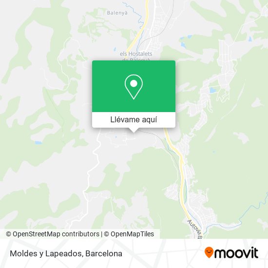 Mapa Moldes y Lapeados