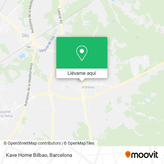 Mapa Kave Home Bilbao