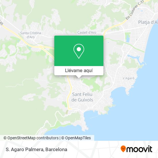 Mapa S. Agaro Palmera