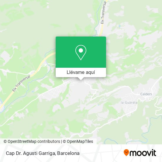 Mapa Cap Dr. Agusti Garriga
