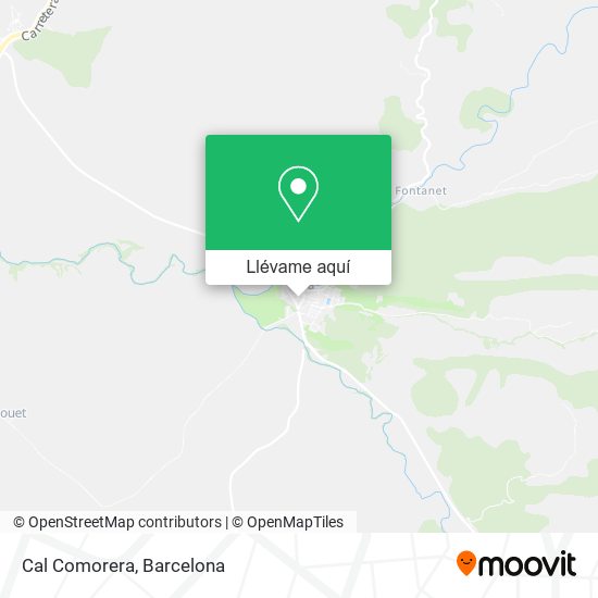 Mapa Cal Comorera