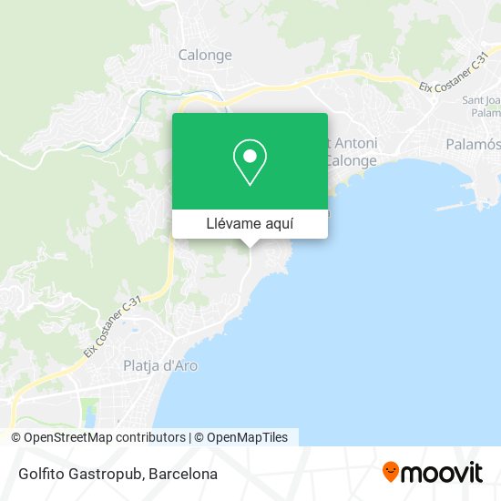 Mapa Golfito Gastropub