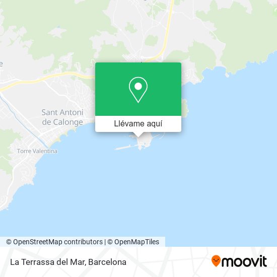 Mapa La Terrassa del Mar