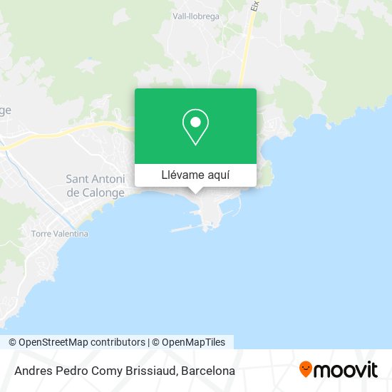 Mapa Andres Pedro Comy Brissiaud