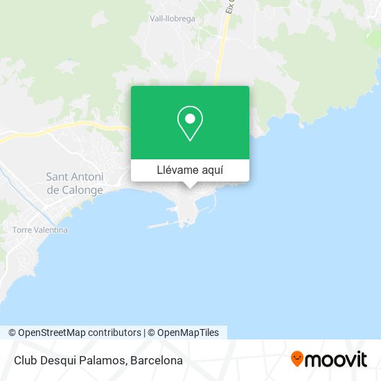Mapa Club Desqui Palamos
