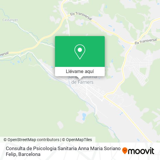 Mapa Consulta de Psicologia Sanitaria Anna Maria Soriano Felip