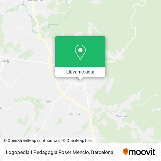 Mapa Logopedia I Pedagogia Roser Mencio