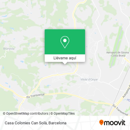 Mapa Casa Colonies Can Solà