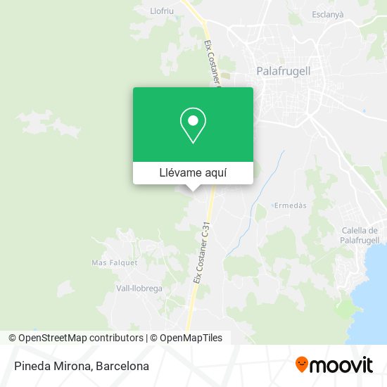 Mapa Pineda Mirona