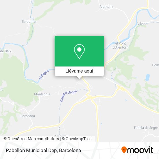 Mapa Pabellon Municipal Dep