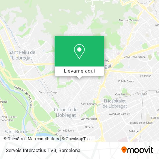 Mapa Serveis Interactius TV3