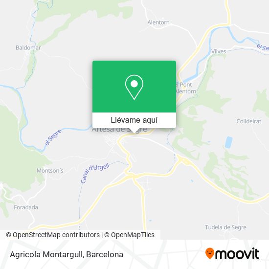 Mapa Agricola Montargull