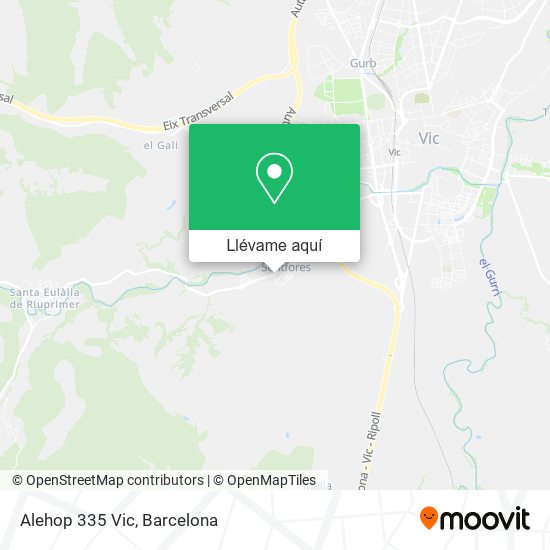 Mapa Alehop 335 Vic