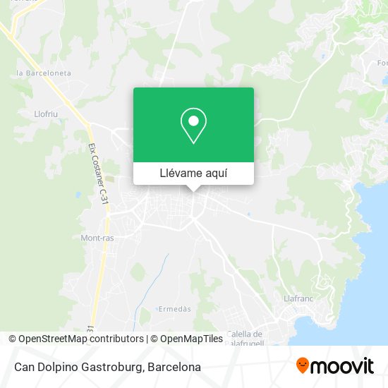 Mapa Can Dolpino Gastroburg