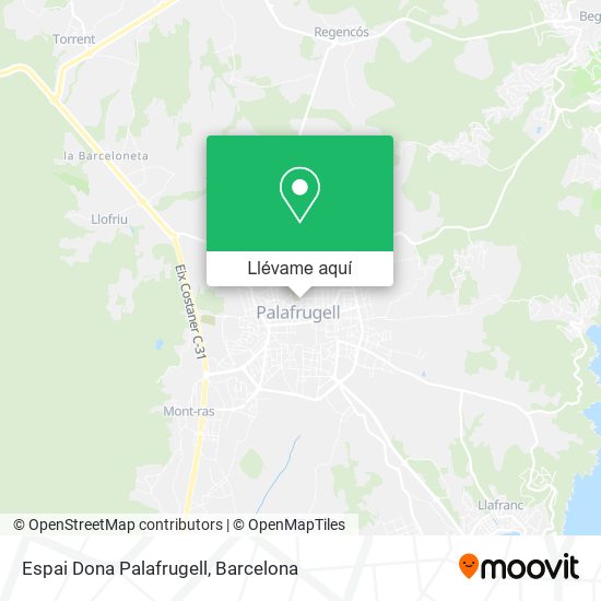 Mapa Espai Dona Palafrugell