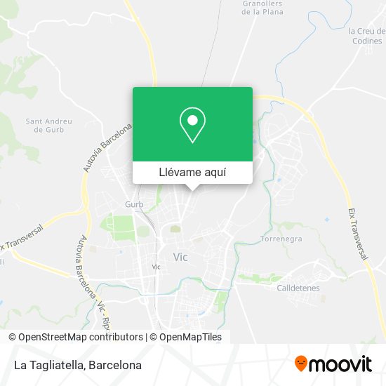 Mapa La Tagliatella