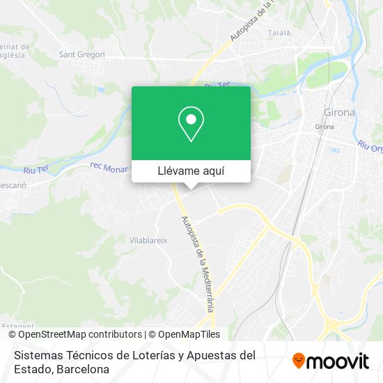 Mapa Sistemas Técnicos de Loterías y Apuestas del Estado