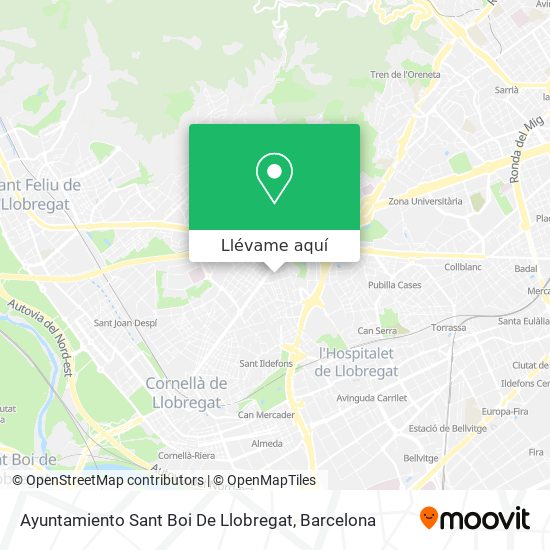 Mapa Ayuntamiento Sant Boi De Llobregat