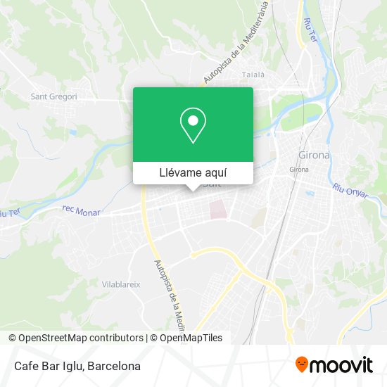 Mapa Cafe Bar Iglu